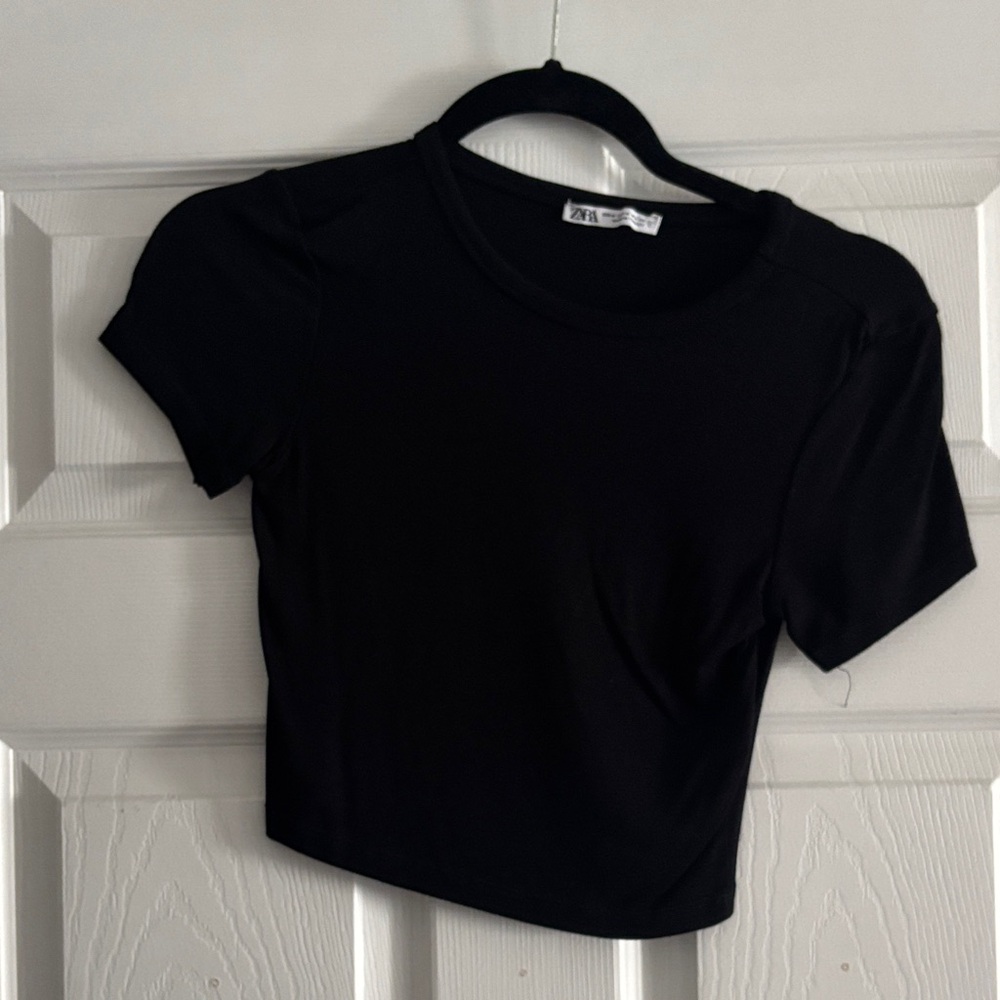 Zara Black Women's Crop Top